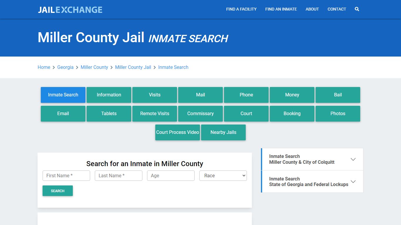 Miller County Jail, GA Inmate Search: Roster & Mugshots